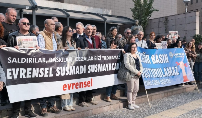 Evrensel Gazetesi’ne saldırı davasının ilk duruşması görüldü