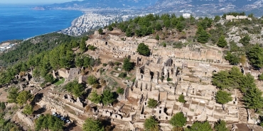 Antalya'daki Syedra Antik Kenti'nin zeytinyağı üretim merkezi olduğu belirlendi