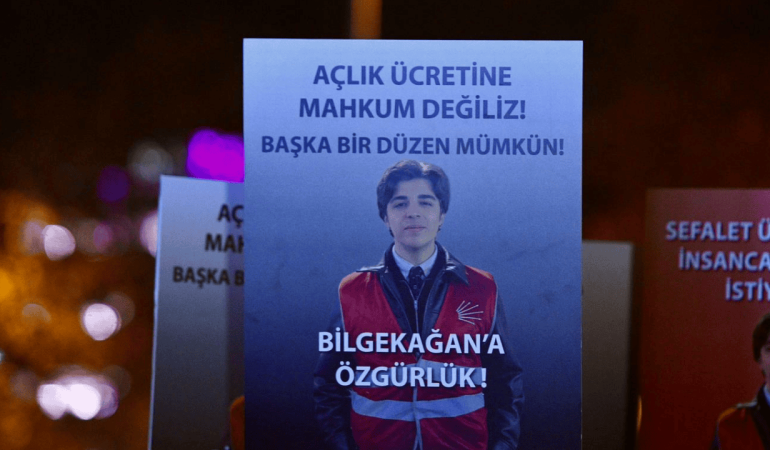 CHP’den Kadıköy’de adalet nöbeti: Bilgekağan Şarbat yalnız değildir