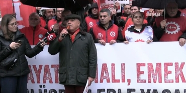 DİSK'ten asgari ücret protestosu: Dilim dilim soygun devam ediyor