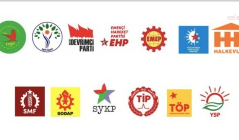 13 siyasi partiden ortak açıklama: Kürt halkının ve ezilen tüm Orta Doğu halklarının yanındayız