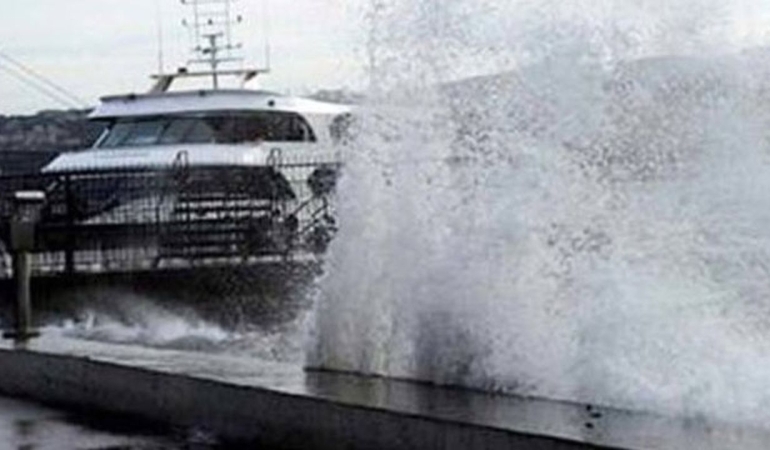 BUDO olumsuz hava koşulları nedeniyle 8 seferini iptal etti