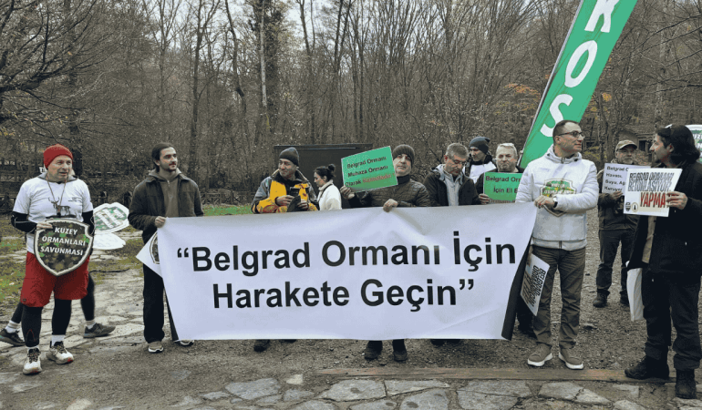 Belgrad Ormanı için üçüncü kez “savunma” yürüyüşü: Betonlaşmaya izin vermeyeceğiz
