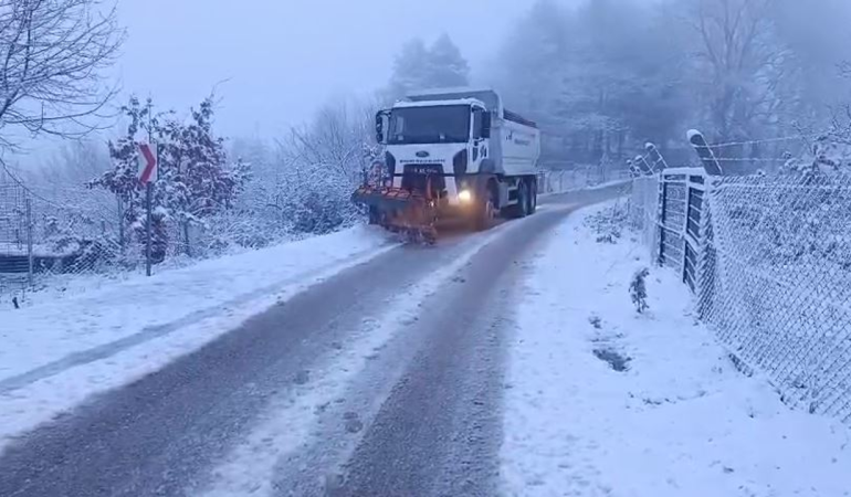 Bursa Büyükşehir’den kar mesaisi – dokuz8HABER