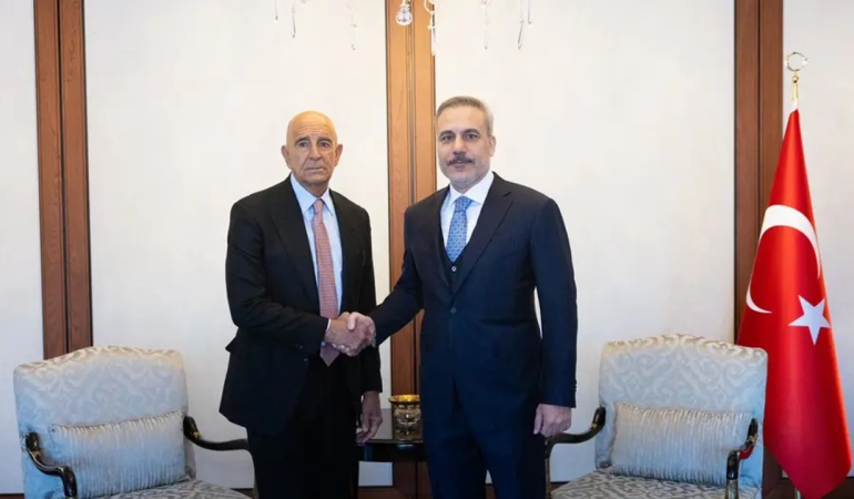 Dışişleri Bakanı Fidan, ABD’nin Suriye Özel Temsilcisi Barrack ile görüştü