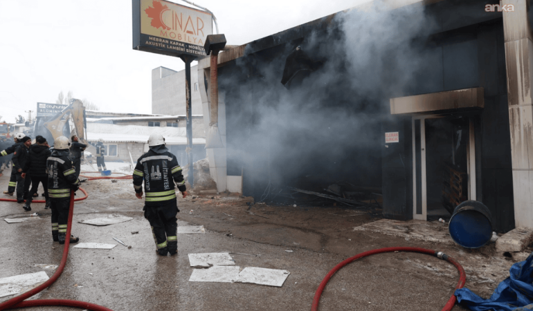 Erzurum’da sanayi sitesinde yangın: 2 ölü, 6 yaralı