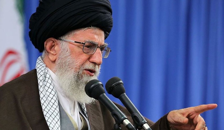 Hamaney: Ülkedeki protestoların sorumlusu ABD ve Trump