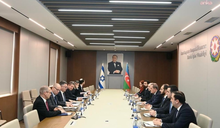 İsrail ve Azerbaycan’dan “stratejik ortaklık” mesajı: İsrail Dışişleri Bakanı Sa’ar Bakü’de temaslarda bulundu