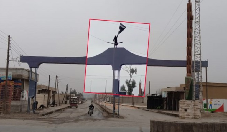 Rakka’daki IŞİD bayrağı görüntüsünün yeni olduğu doğrulandı