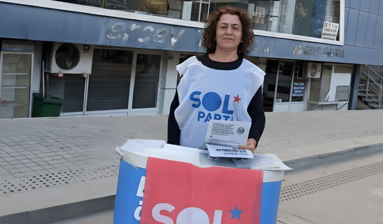 SOL Parti Antalya İl Sözcüsü Aysel Aydın’dan Suriye açıklaması: Bu karanlığı halkların birleşik mücadelesi dağıtacak
