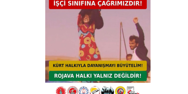 Sendikalardan ortak Suriye açıklaması: Saldırılara izin vermeyeceğiz