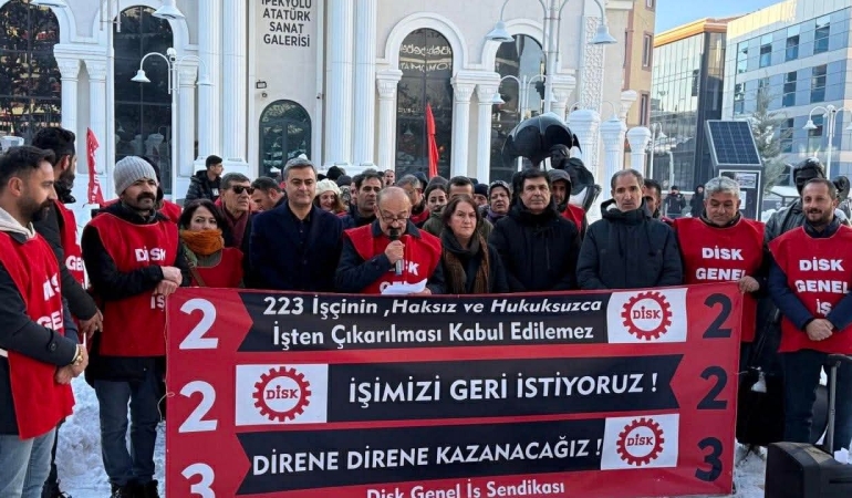 Van’da işten çıkarılan belediye işçilerinin eylemi 160’ıncı gününde