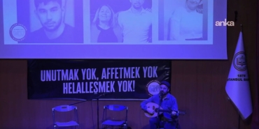 6 Şubat depremlerinde hayatını kaybedenler için İstanbul Barosu’nda anma etkinliği