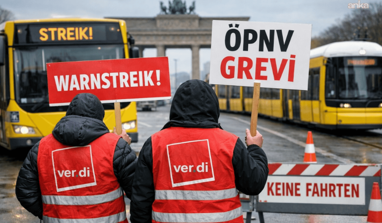 Almanya’da uyarı grevleri başlıyor: Toplu taşıma duracak