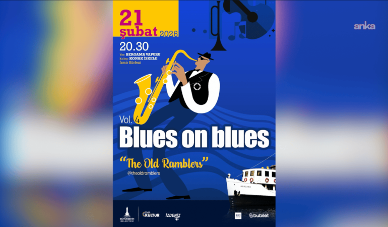 Blues on Blues dördüncü kez Bergama Vapuru’nda yapılacak