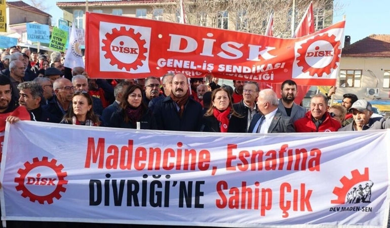 DİSK’e bağlı Dev Maden-Sen’den Divriği raporu: Zarar’ gerekçesi gerçeği yansıtmıyor, işçiler iş başı yapsın