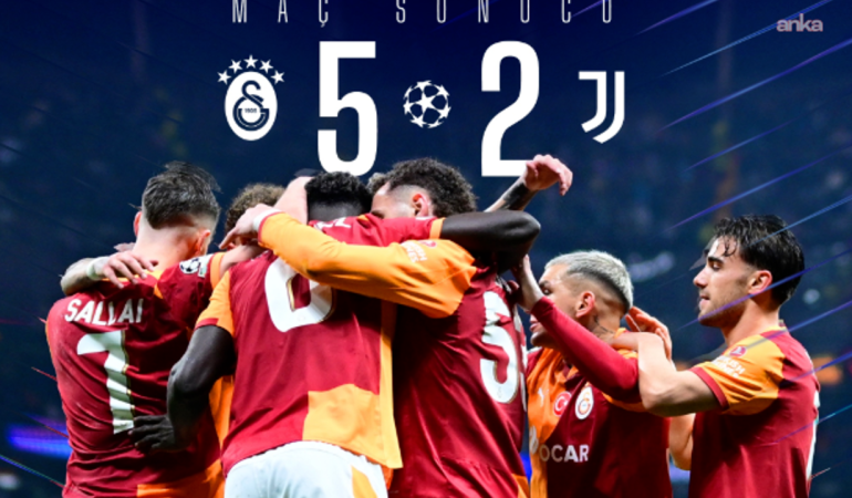 Galatasaray, Juventus’u 5-2 mağlup etti