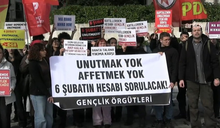 Gençlik örgütleri Beyazıt Meydanı’nda açıklama yaptı: Ne sorumlular hesap verdi ne de önleyici politikalar uygulandı