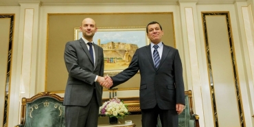 Mazlum Abdi ile Fransa Dışişleri Bakanı Barrot Erbil'de bir araya