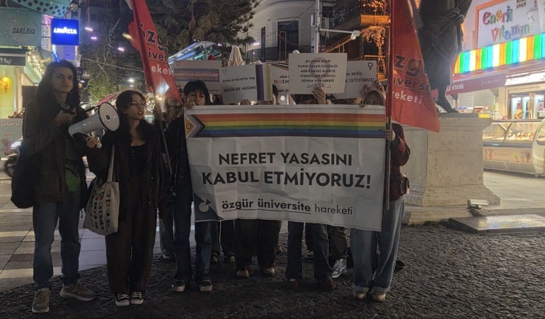 Özgür Üniversite Hareketi’nden Antalya’da LGBTİ+ yasa taslağına tepki