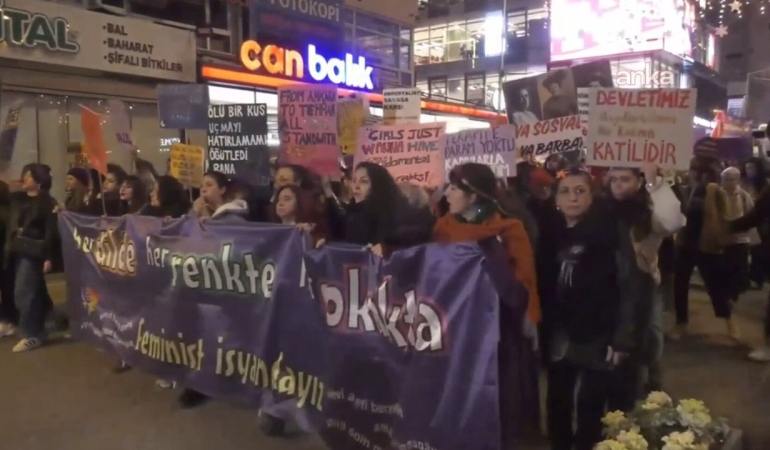 Ankara'da 20. Feminist Gece Yürüyüşü gerçekleştirildi