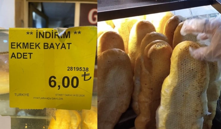 Ankara’da bayat ekmek 6 liradan satılıyor