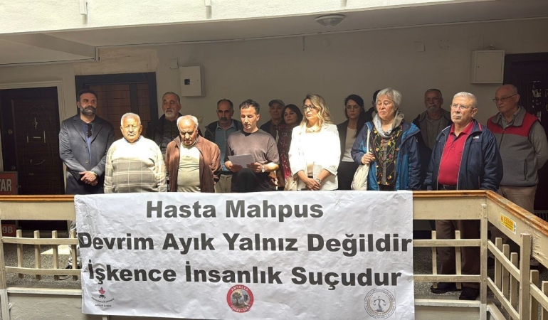 Antalya'da İHD ve ÖHD'den mahpus Devrim Ayık için hak ihlali