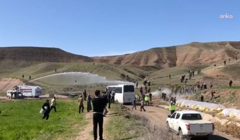 Diyarbakır’da GES protestosuna Jandarma müdahalesi: 15 gözaltı, 4 yaralı