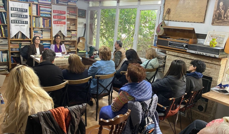 Edebiyat Dostları Derneği yazar Meryem Gülbudak’ı ağırladı