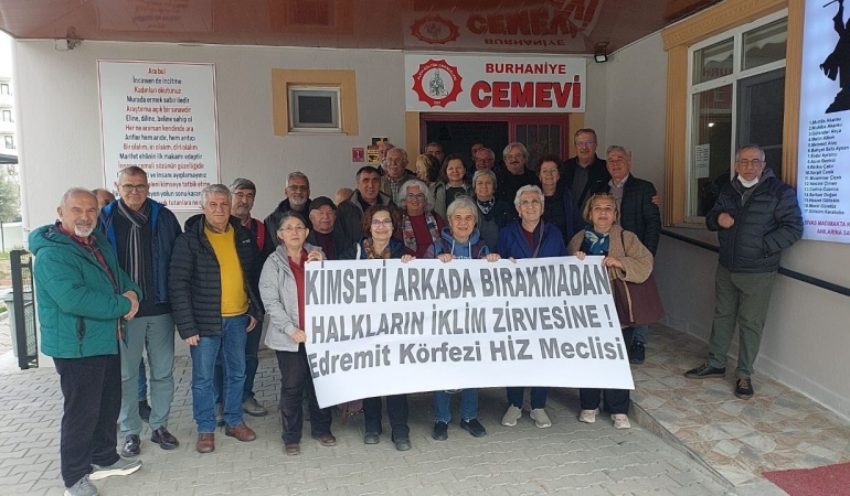 Edremit Körfezi’nde ekoloji mücadelesi büyüyor: “Halkların İklim Zirvesi Edremit Körfezi Meclisi” kuruldu!