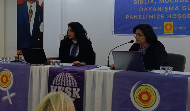 Eğitim Sen Ordu Şubesi’nden 8 Mart paneli