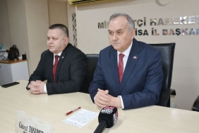 MHP Grup Başkan Vekili Akçay, bayramlaşma için geldiği Manisa’dan iç