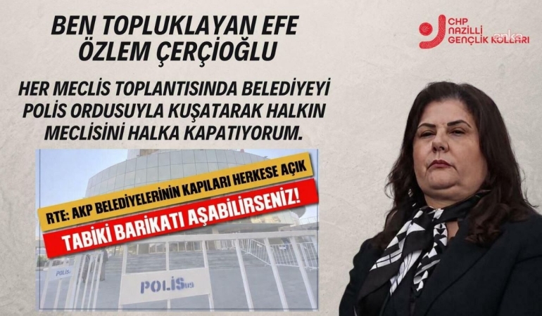 Nazilli’de afiş soruşturması: CHP gençlik kolları yöneticileri gözaltına alındı