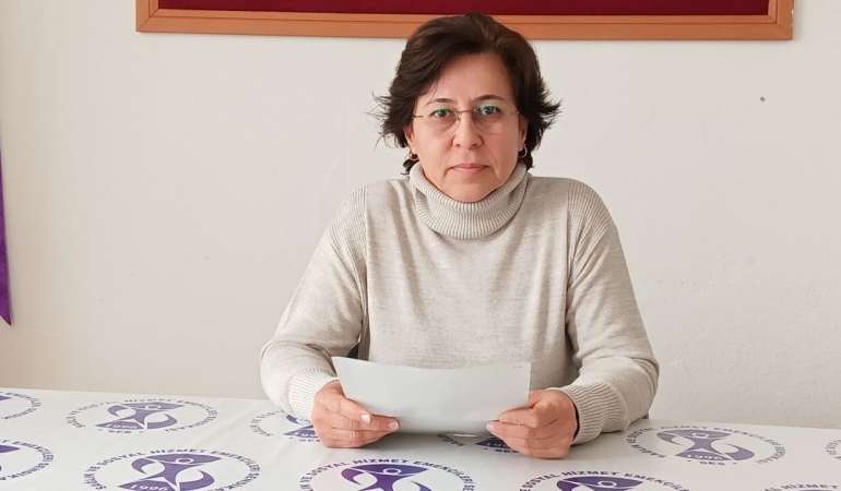 SES Antalya Şube Eş Başkanı Şükran İçöz: Sosyal hizmet siyasi