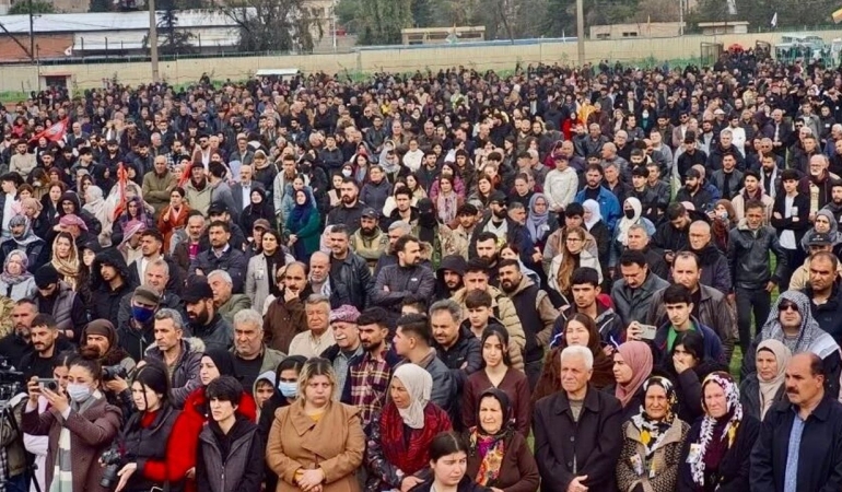 Salih Müslim için Kamışlı’da cenaze töreni düzenlendi