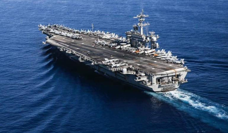 ABD’nin üçüncü uçak gemisi Orta Doğu’ya doğru yola çıktı